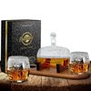 Nutrichef Whiskey & Wine Decanter Set, NCGDS19 NCGDS19